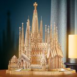  Mô Hình Giấy 3D Lắp Ráp CubicFun Nhà Thờ Sagrada Família L530h (696 mảnh, đèn LED) - PP028 