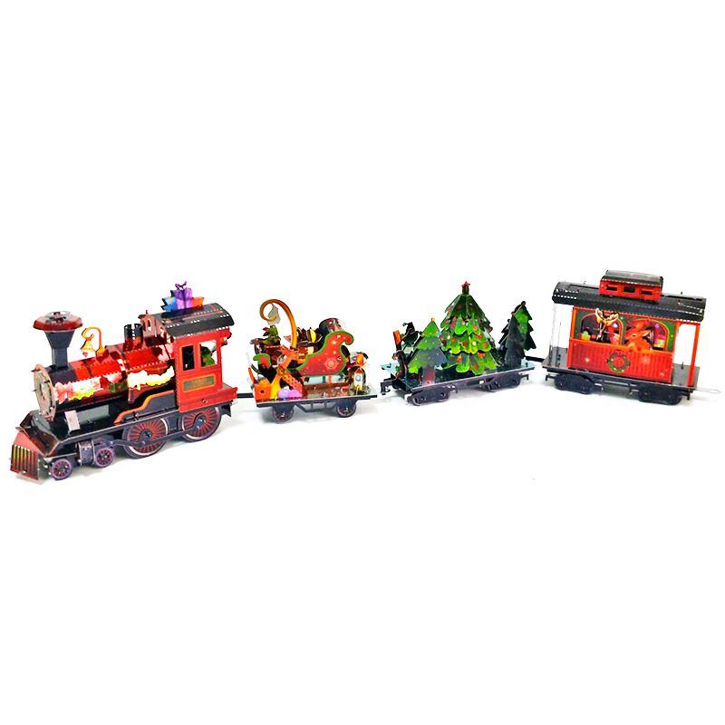  Mô Hình Kim Loại 3D Lắp Ráp Metal Head Đoàn Tàu Lửa Giáng Sinh (Winter Holiday Train) – MP1100 