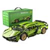 Mô Hình Nhựa 3D Lắp Ráp OEM Siêu Xe Đua Lamborghini (1280 mảnh, Màu Xanh Lá) 1:14 - LG0177