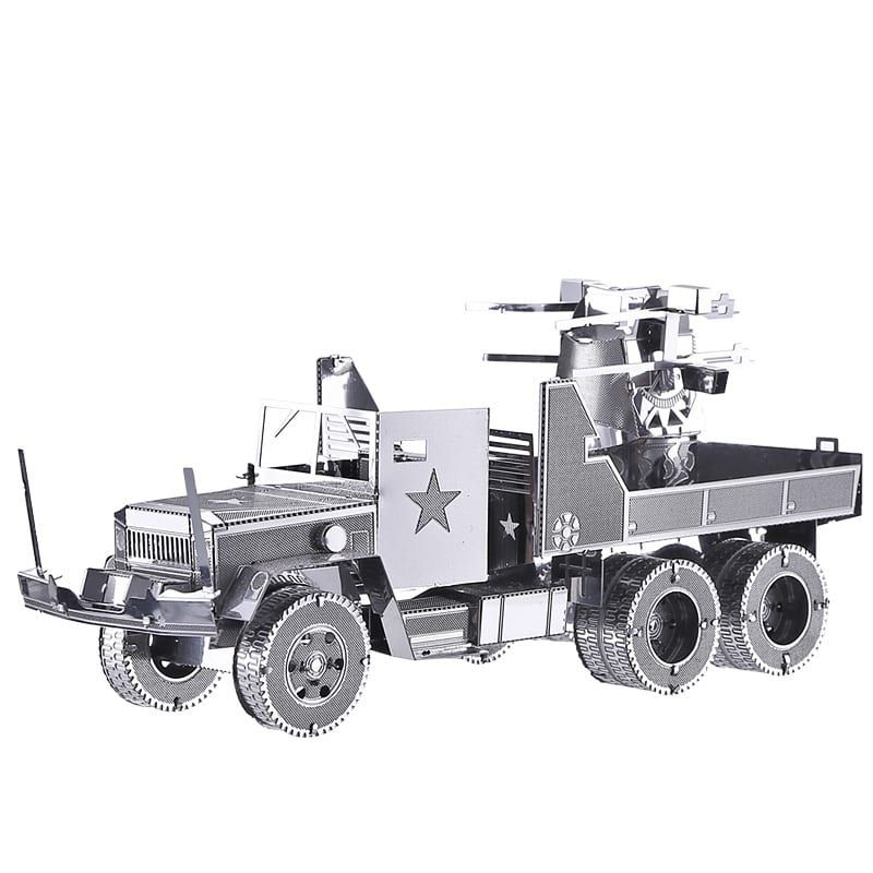  Mô Hình Kim Loại Lắp Ráp 3D Piececool Xe Quân Đội M35 Military Motor Lorry P034-S – MP143 