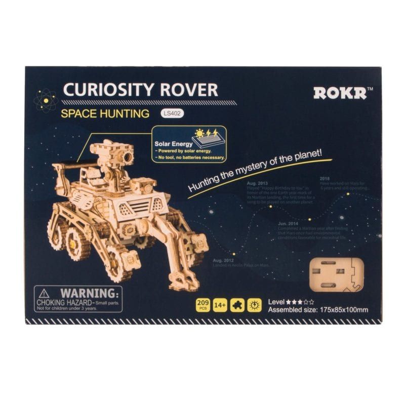  Mô Hình Gỗ 3D Lắp Ráp ROBOTIME Xe Năng Lượng Mặt Trời Harbinger Rover Solar Energy Car LS402 – WP029 