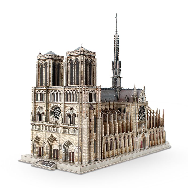  Mô Hình Giấy 3D Lắp Ráp CubicFun Nhà Thờ Đức Bà Paris MC260h (293 mảnh, Notre Dame de Paris) - PP033 