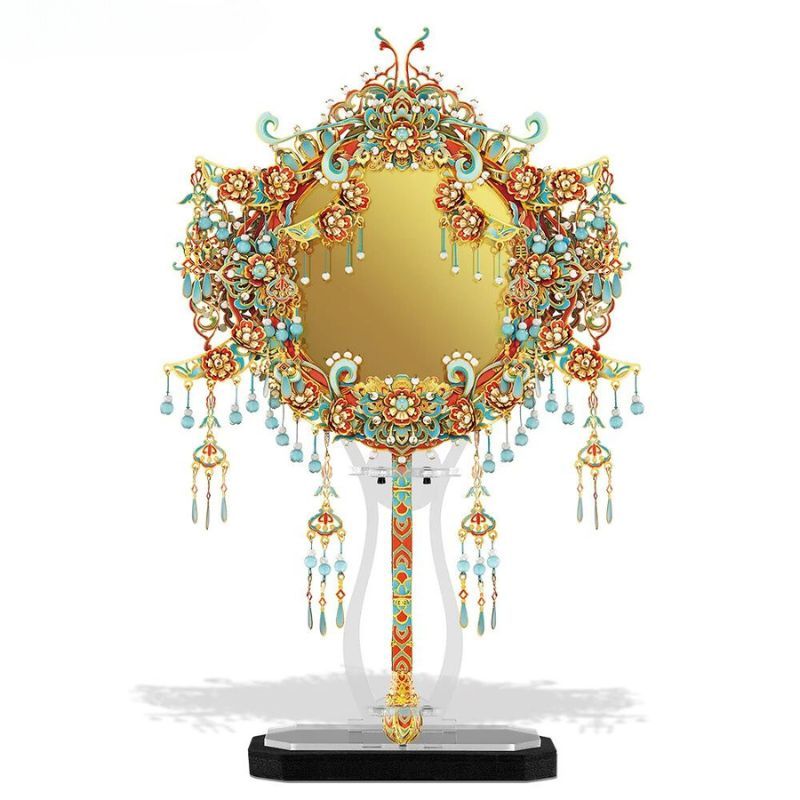  Mô Hình Kim Loại Lắp Ráp 3D Piececool Lăng Hoa Kính (299 mảnh, Octagonal Mirror) P301-GR - MP1192 