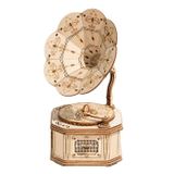  Mô Hình Gỗ 3D Lắp Ráp ROBOTIME Máy Hát Cổ Điển Gramophone TG408 – WP060 