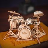  Mô Hình Gỗ 3D Lắp Ráp ROBOTIME Rolife Bộ Trống (Drum Kit) TG409 – WP218 