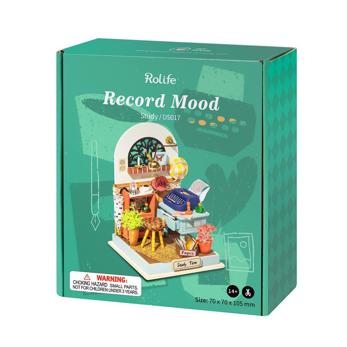  Mô Hình Gỗ 3D Lắp Ráp ROBOTIME Rolife Record Mood (Study) DS017 - WP224 