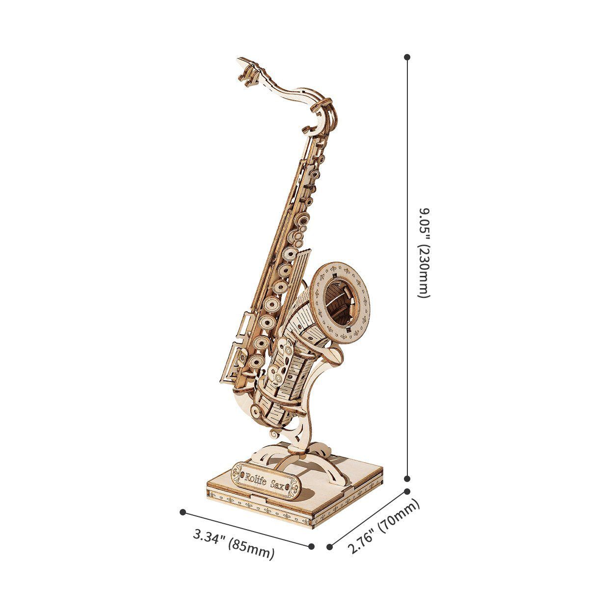  Mô Hình Gỗ 3D Lắp Ráp ROBOTIME Rolife Saxophone TG309 - WP221 