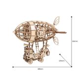  Mô Hình Gỗ 3D Lắp Ráp ROBOTIME Xe Khí Cầu Airship TG407 – WP059 