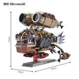  Mô Hình Kim Loại Lắp Ráp 3D Microworld Con Cá Voi Whale Base – MP975 
