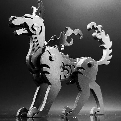  Mô Hình Kim Loại Lắp Ráp 3D Steel Warcraft Con Chó – SW033 