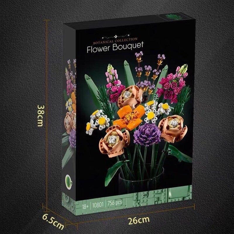  Mô Hình Nhựa 3D Lắp Ráp Bó Hoa (Flower Bouquet, 756 mảnh) - LG0081 