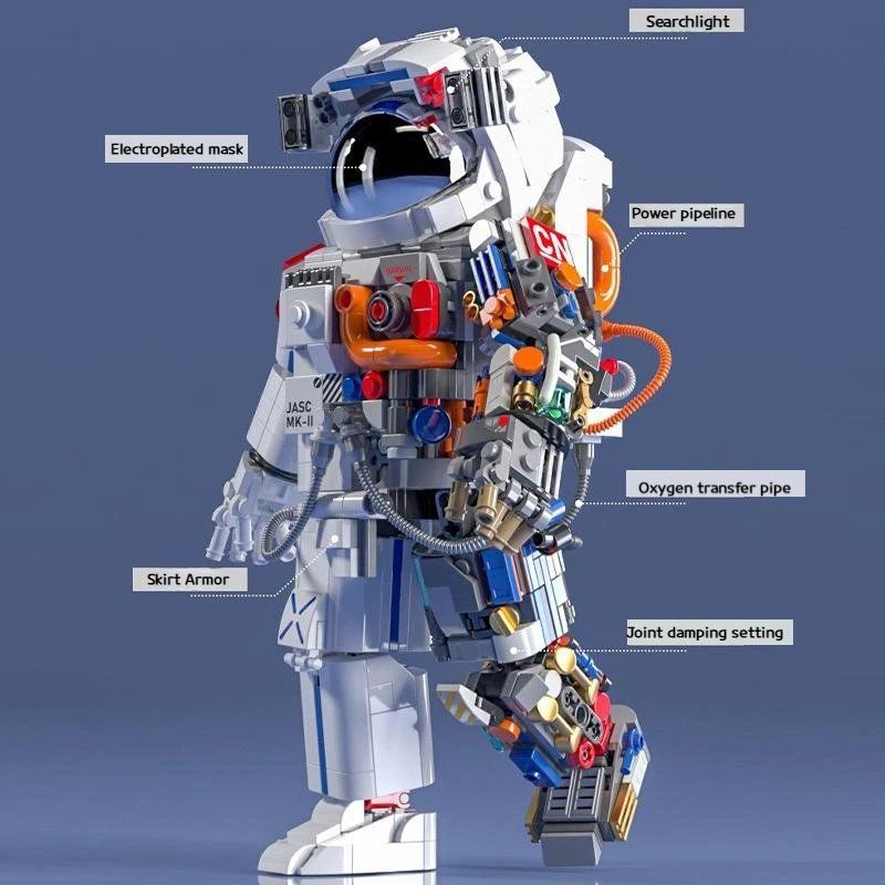  Mô Hình Nhựa 3D Lắp Ráp JAKI Astronaut JK9106 (900 mảnh) - LG0167 