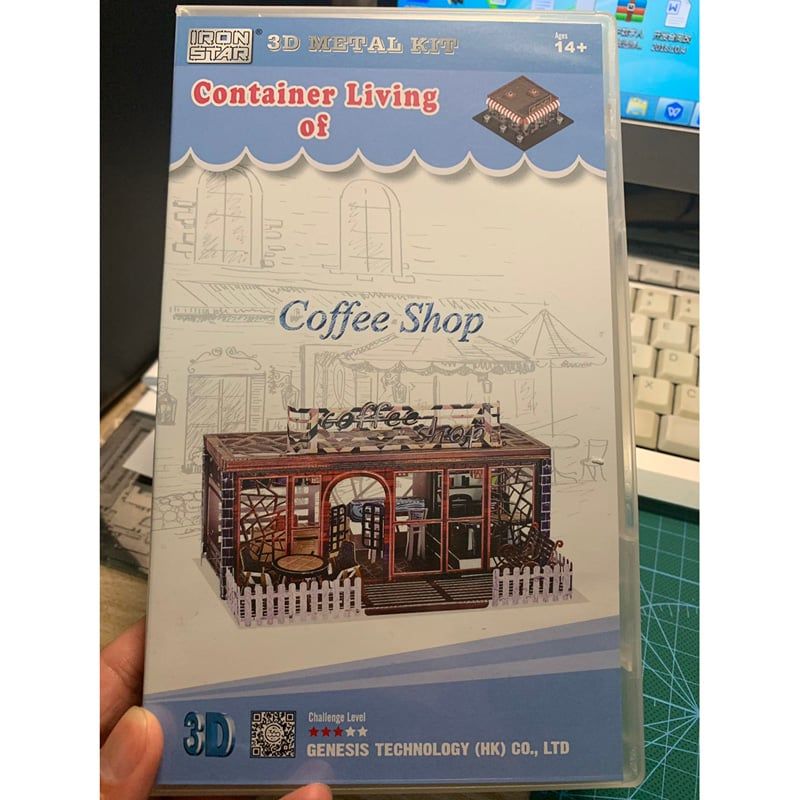  Mô Hình Kim Loại Lắp Ráp 3D Metal Works Coffee Shop – MP737 