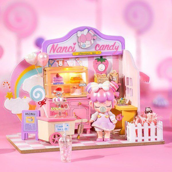  Mô Hình Gỗ 3D Lắp Ráp ROBOTIME Rolife Nhà Tí Hon Nancy's Candy DG151 - WP232 