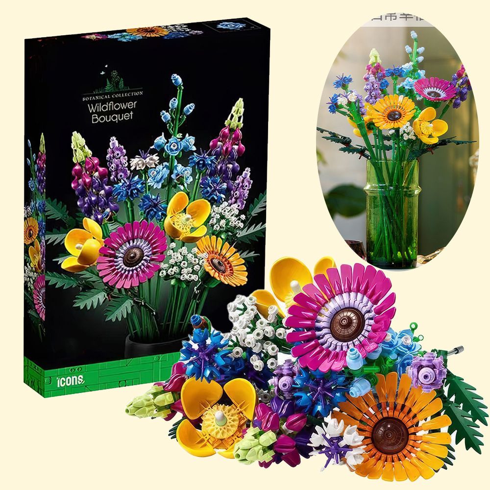  Mô Hình Nhựa 3D Lắp Ráp OEM Chậu Hoa Lan 10113 (711 mảnh, Orchid Flower) - LG0160 