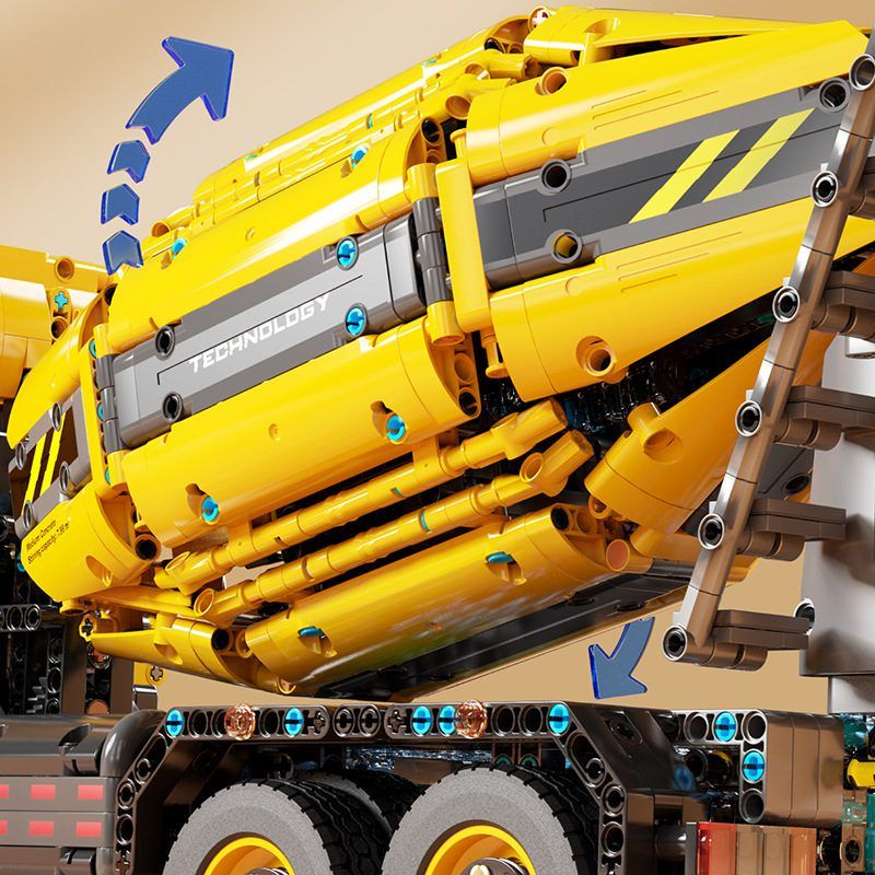  Mô Hình Nhựa 3D Lắp Ráp TGL Xe Trộn Bê Tông T4005 (Mixer Truck, 3388 mảnh) – LG0114 