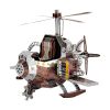 Mô Hình Kim Loại Lắp Ráp 3D Microworld Máy Bay Cứu Hộ Dã Chiến Field Rescure Helicopter - MP837