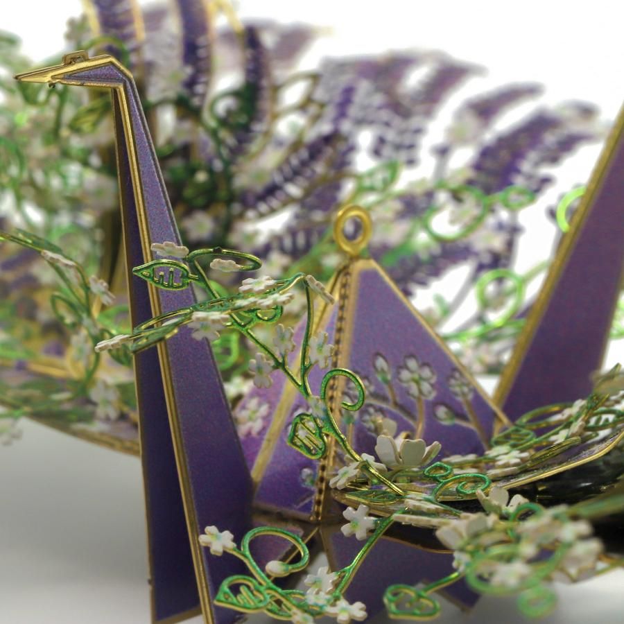  Mô Hình Kim Loại 3D Lắp Ráp Piececool Thiên Ngữ Hạc Hoa Oải Hương (Lavender) HP203-NW - MP1116 