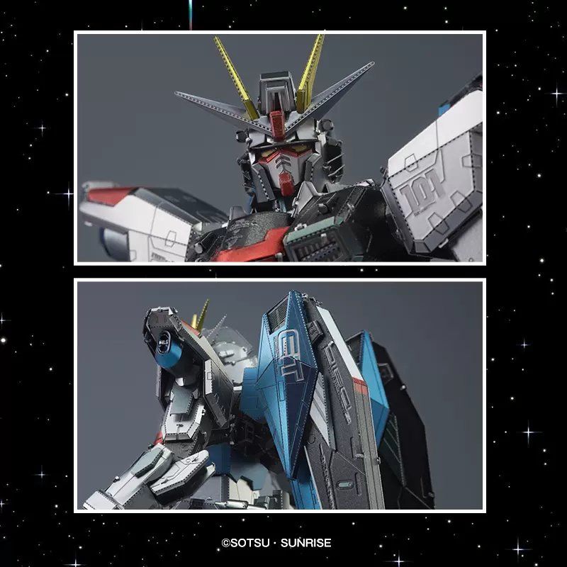  Mô Hình Kim Loại 3D Lắp Ráp Piececool Bandai Namco Freedom Gundam ZGMF-X10A Ver.GCP IP075-SB - MP1159 
