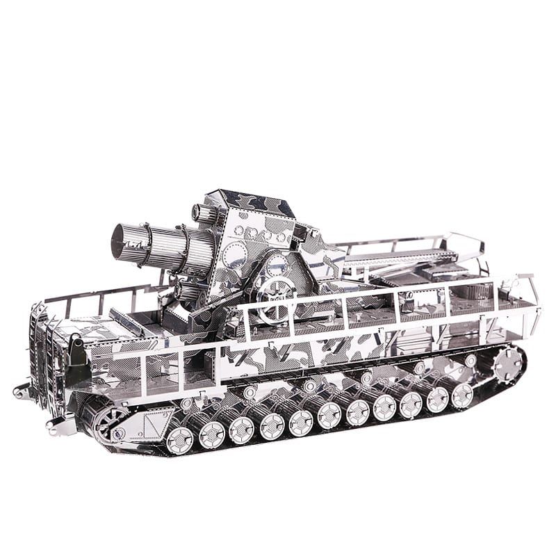  Mô Hình Kim Loại Lắp Ráp 3D Piececool Siêu Đại Pháo Railway Gun HP035-S – MP087 