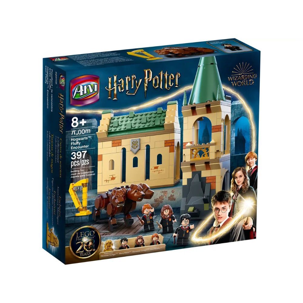  Mô Hình Nhựa 3D Lắp Ráp OEM Harry Potter Trạm Chán Chó Ba Đầu 6055 (397 mảnh,  76387 Fluffy Encounter) - LG0173 