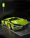  Mô Hình Nhựa 3D Lắp Ráp OEM Siêu Xe Đua Lamborghini (1280 mảnh, Màu Xanh Lá) 1:14 - LG0177 