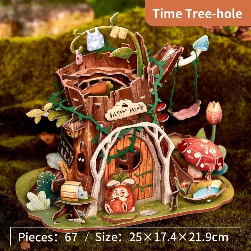  Mô Hình Giấy 3D Lắp Ráp CubicFun Magic Forest Secret Time E1633h (57 mảnh) - PP018 
