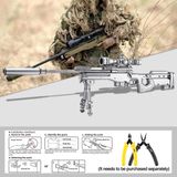  Mô Hình Kim Loại 3D Lắp Ráp Piececool Súng Bắn Tỉa AWM (186 mảnh, AWM Sniper Rifle) HP346-SK - MP1220 