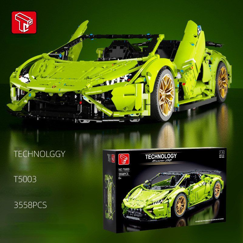  Mô Hình Nhựa 3D Lắp Ráp TGL Siêu Xe Đua Lamborghini Huracan Evo Spyder T5003 (3558 mảnh) 1:8 – LG0037 