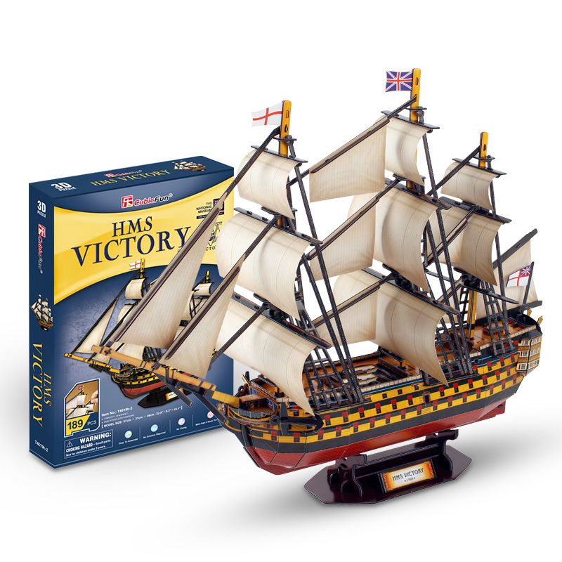  Mô Hình Giấy 3D Lắp Ráp CubicFun Thuyền HMS Victory T4019h (189 mảnh) - PP048 