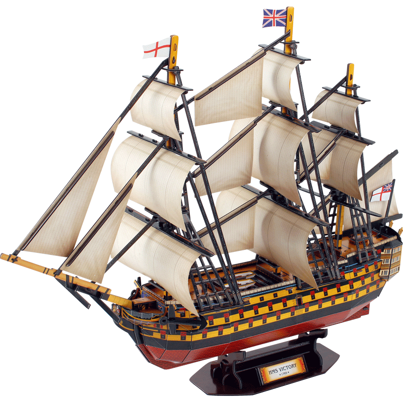  Mô Hình Giấy 3D Lắp Ráp CubicFun Thuyền HMS Victory T4019h (189 mảnh) - PP048 