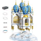  Mô Hình Nhựa 3D Lắp Ráp MOULD KING Lâu Đài Trên Mây 16015 (Sky Castle, 2866 mảnh, có đèn LED) - LG0111 