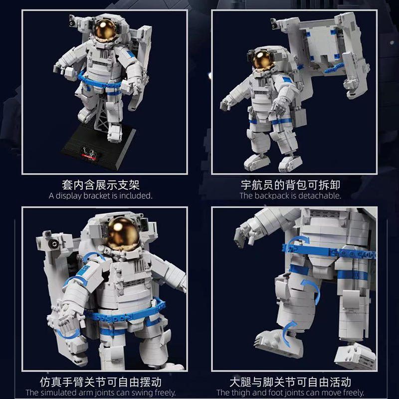  Mô Hình Nhựa 3D Lắp Ráp QiZhiLe Phi Hành Gia Astronaut 90022 (1515 mảnh) – LG0019 