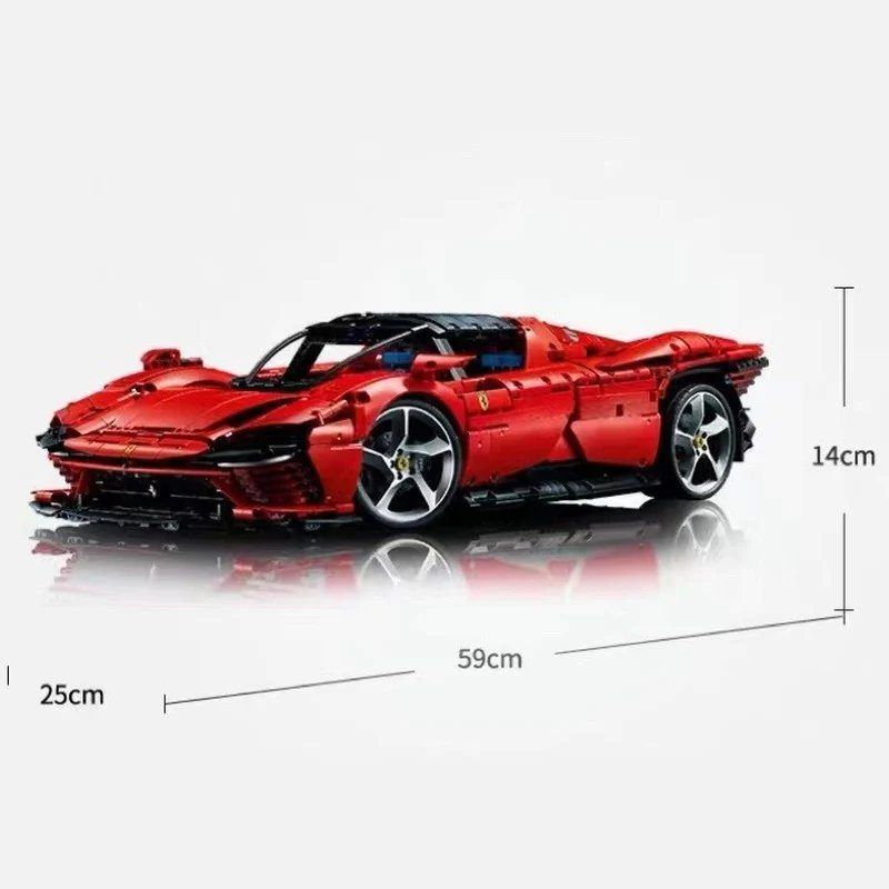  Mô Hình Nhựa 3D Lắp Ráp Siêu Xe Đua Ferrari Daytona SP3 81998 (3778 mảnh) - LG0051 