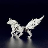  Mô Hình Kim Loại Lắp Ráp 3D Steel Warcraft Chó Sói Wolf – SW023 