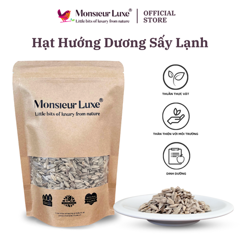  Luxe - Hạt Hướng dương sấy lạnh (Cold Dried Sunflower)- Giàu dưỡng chất An toàn cho người tiểu đường Tốt cho Tim mạch Giúp ngủ ngon 