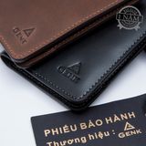  SKU: GKM01 - Ví Card Nam Handmade Da Pullup Cao cấp 