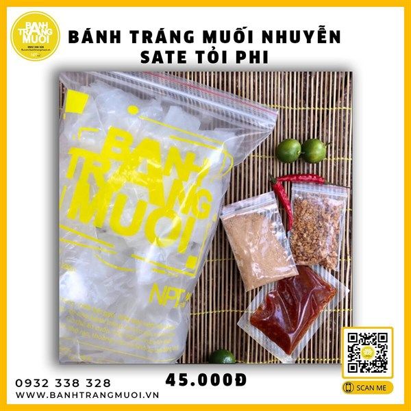 Bánh Tráng Sate Tỏi Phi