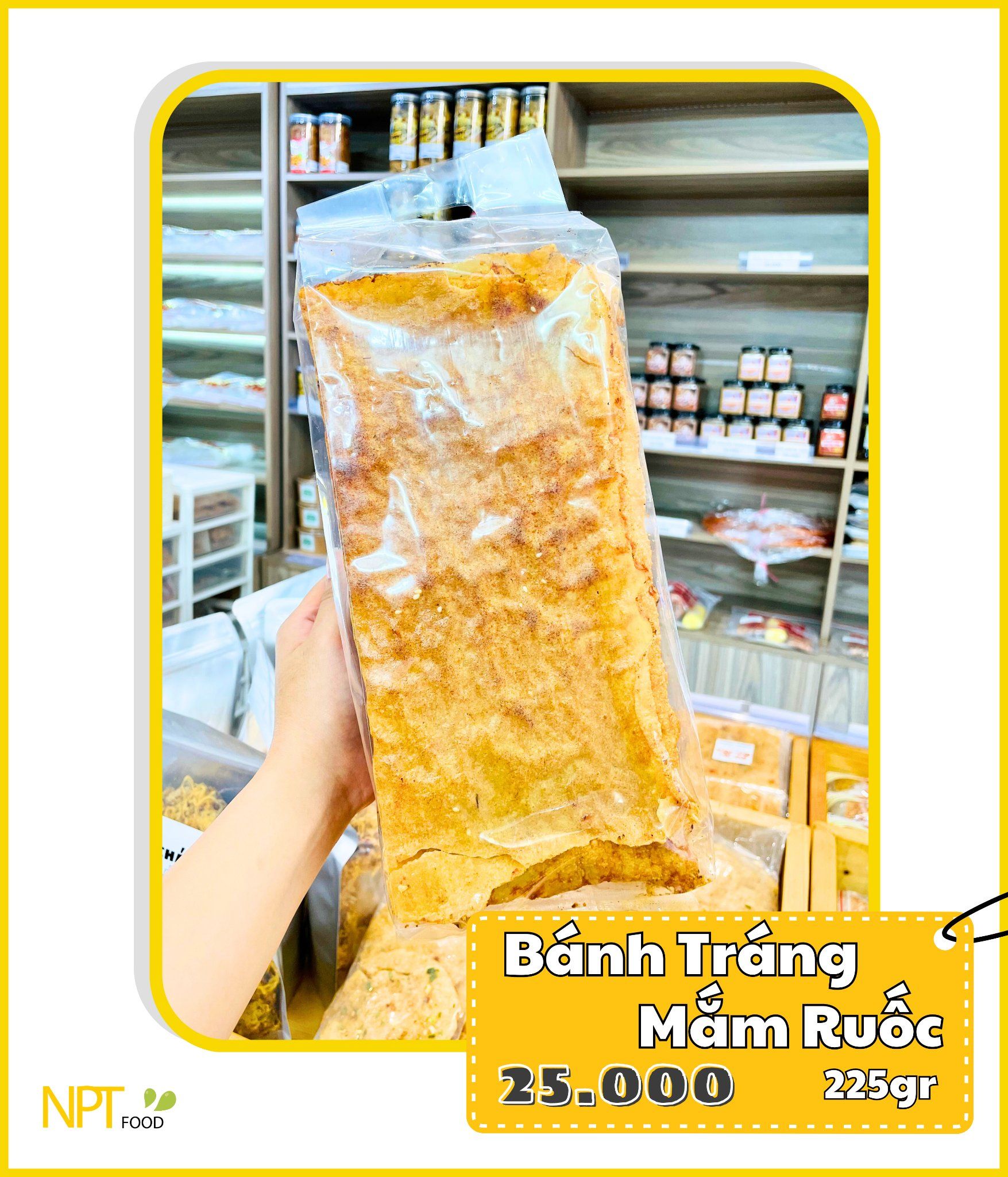 Bánh Tráng Mắm Ruốc Đà Lạt 225g
