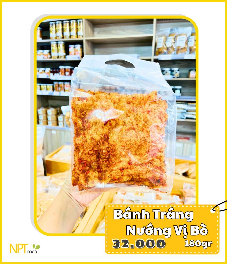 Bánh Tráng Nướng Vị Bò 180gr