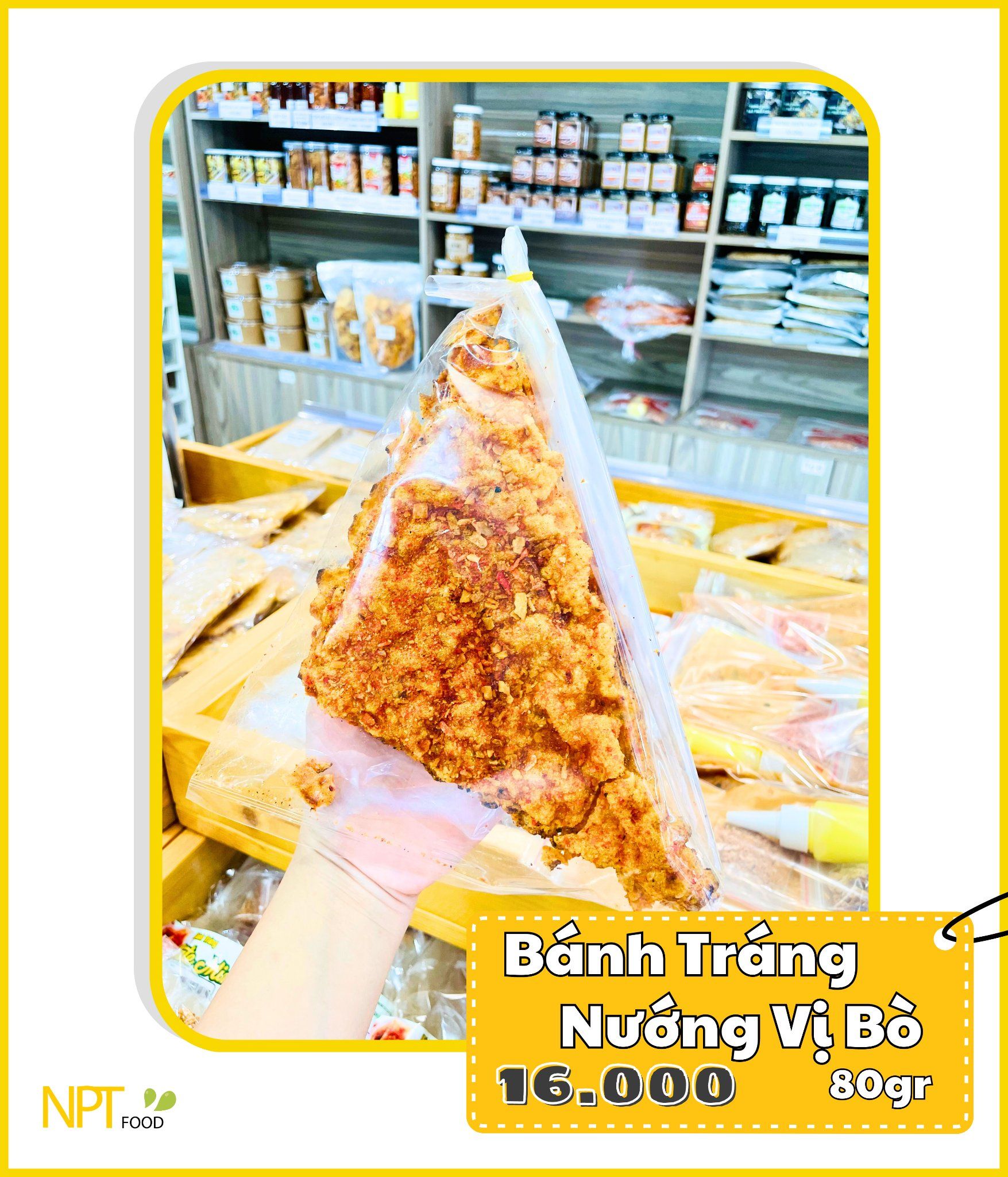 Bánh Tráng Nướng Vị Bò 80g(nhỏ)