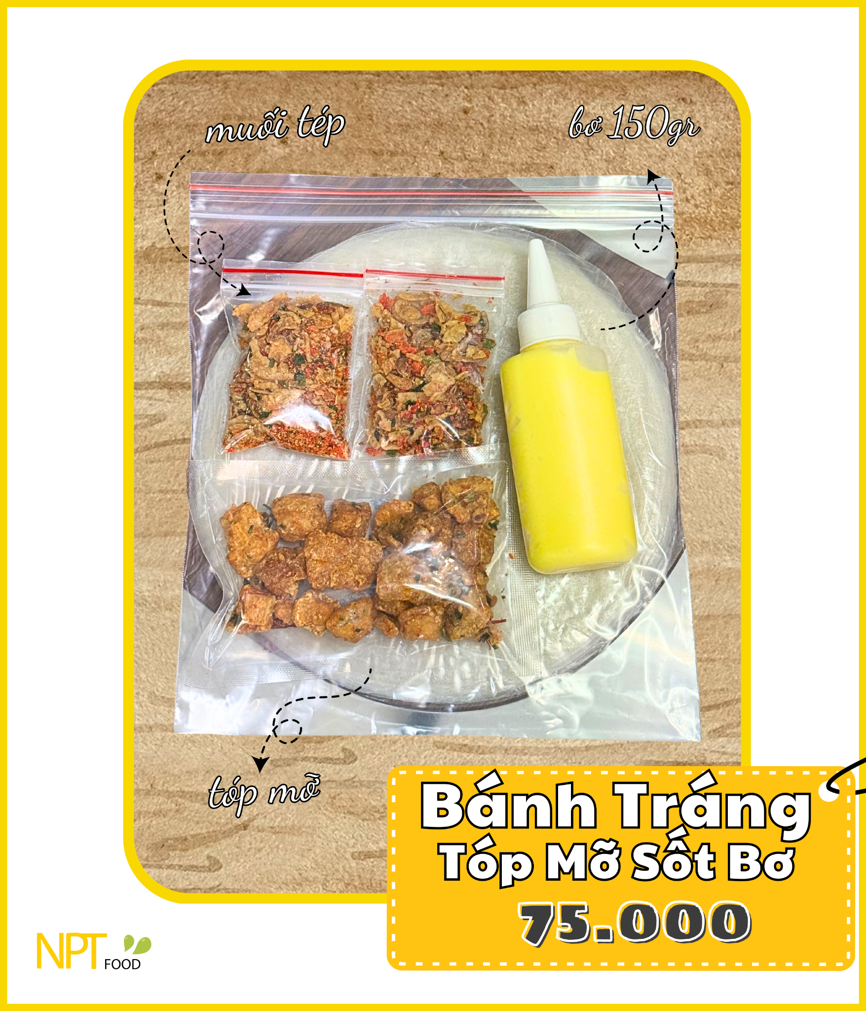 Combo Tóp Mỡ Sốt Bơ