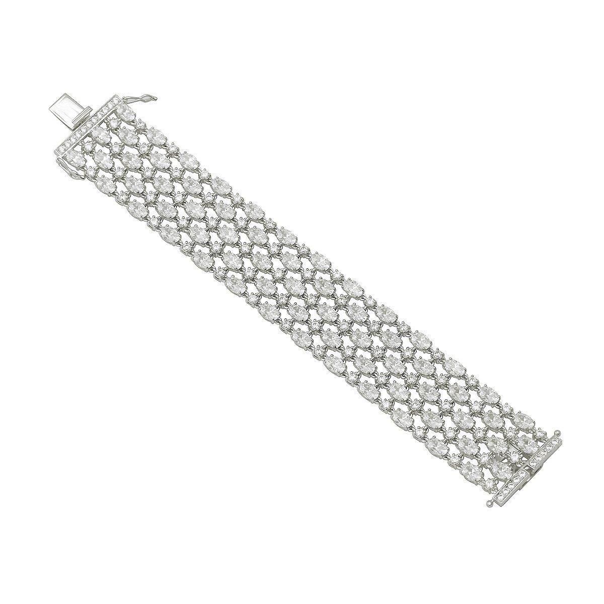 Lắc Tay Bạc SV925 đính Gioialite Calista 05WCZ16.5BR5101