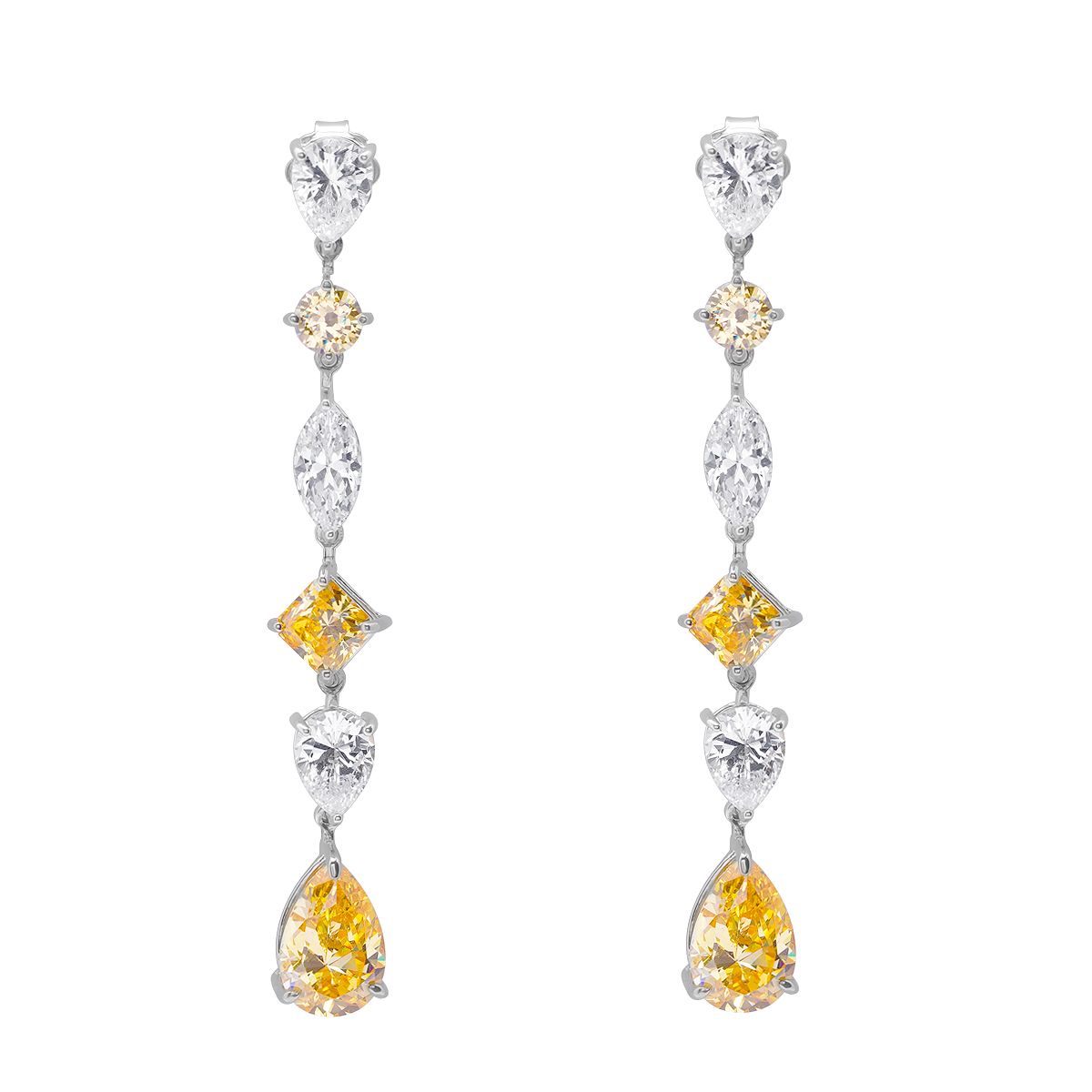 Bông Tai Bạc SV925 đính Gioialite Calista 05WCZOR5609