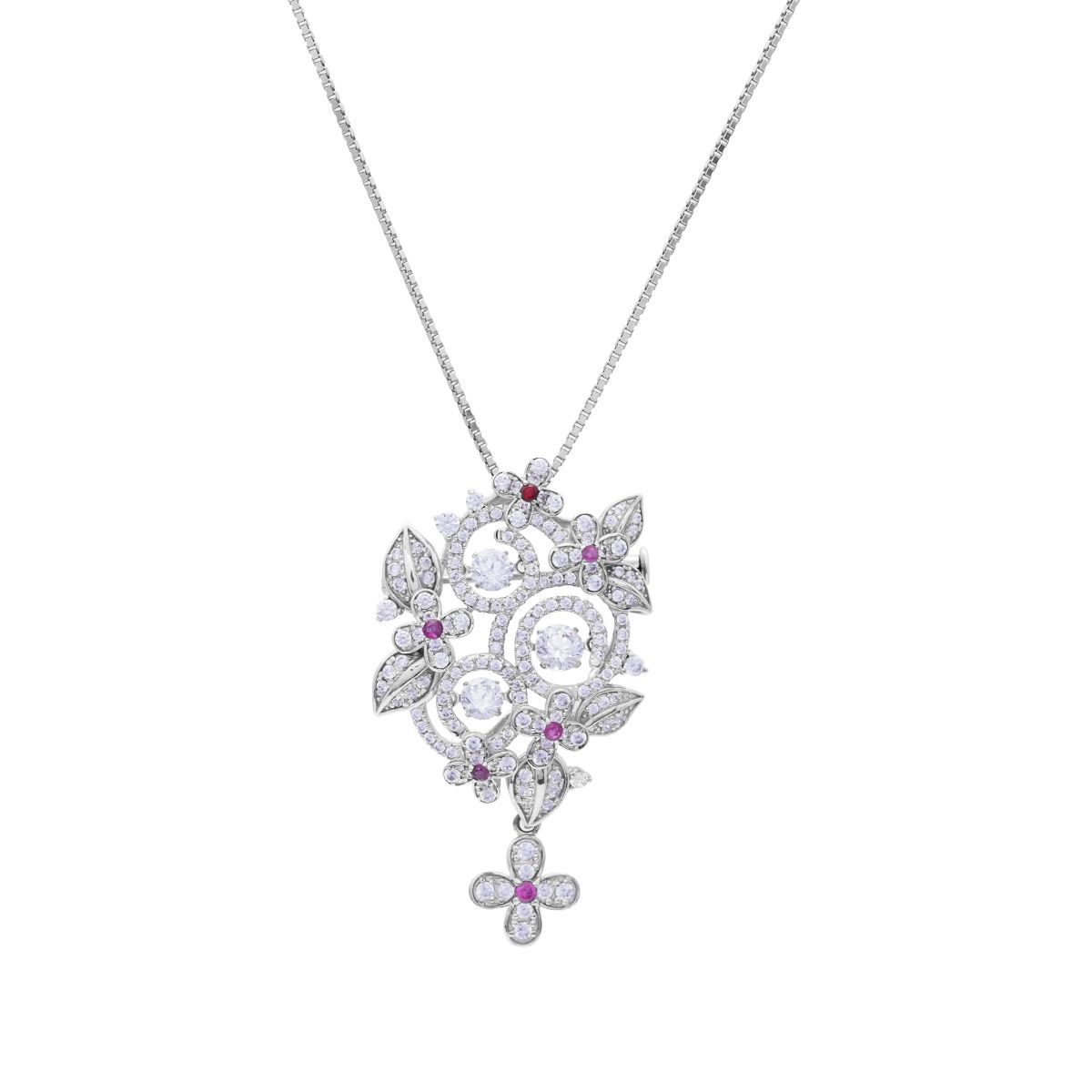 Mặt Dây Dancing Stone Vàng K14WG đính CZ Calista EPD70289