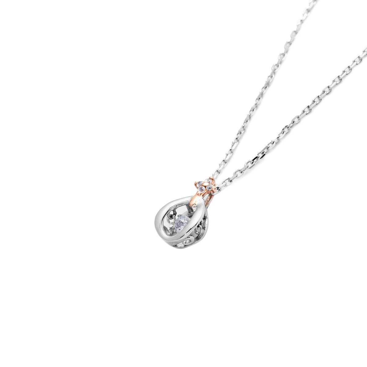 Mặt Dây Vàng K14WG/K14PG đính CZ Calista AEPD04623