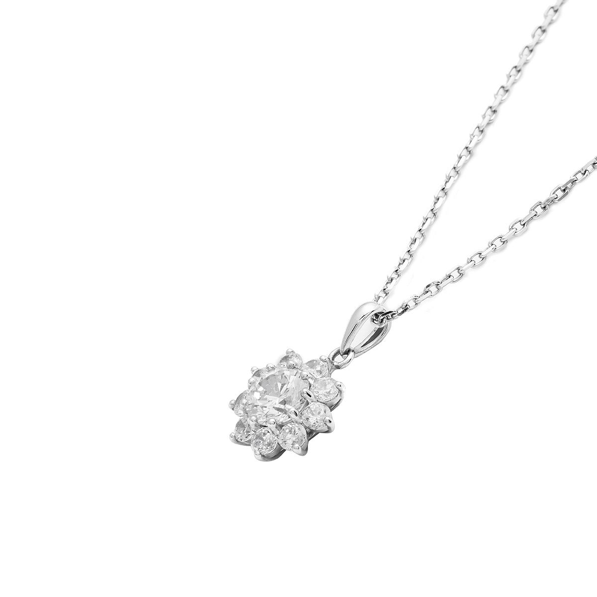 Mặt Dây Vàng K14WG đính CZ Calista IEPD160422