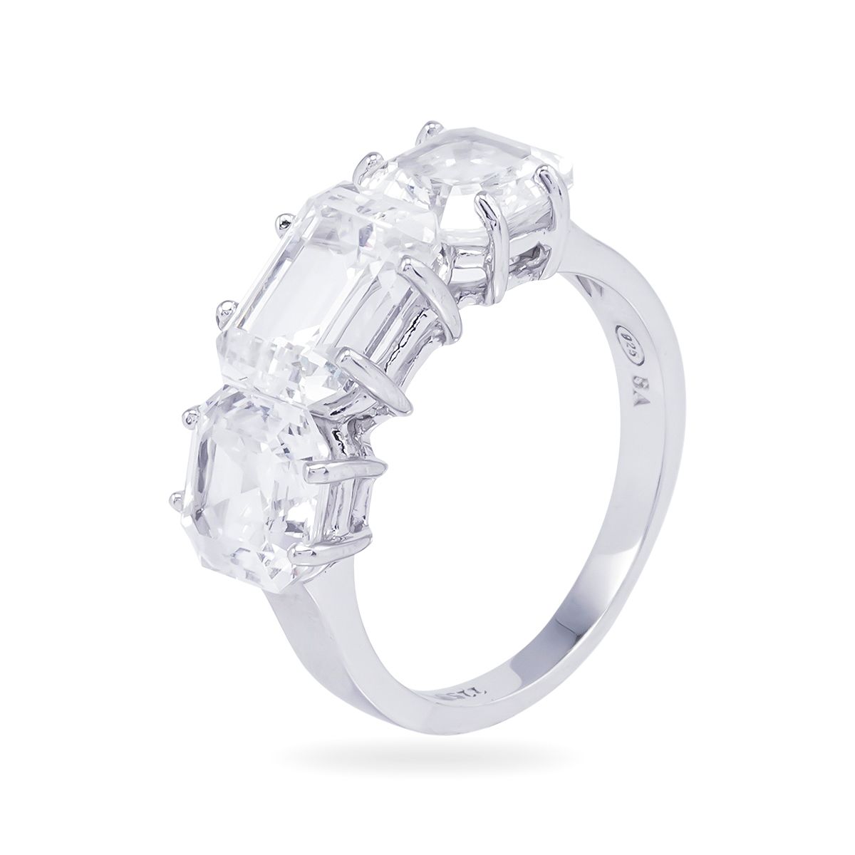 Nhẫn Bạc SV925 đính Gioialite Calista 05WCZCZ14AN5355