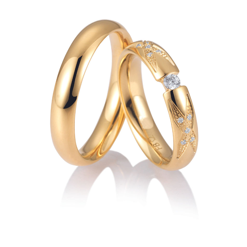 Nhẫn cưới Vàng 10K/14K/18K/Bạch kim PT900 Calista Inspiration 5 5873