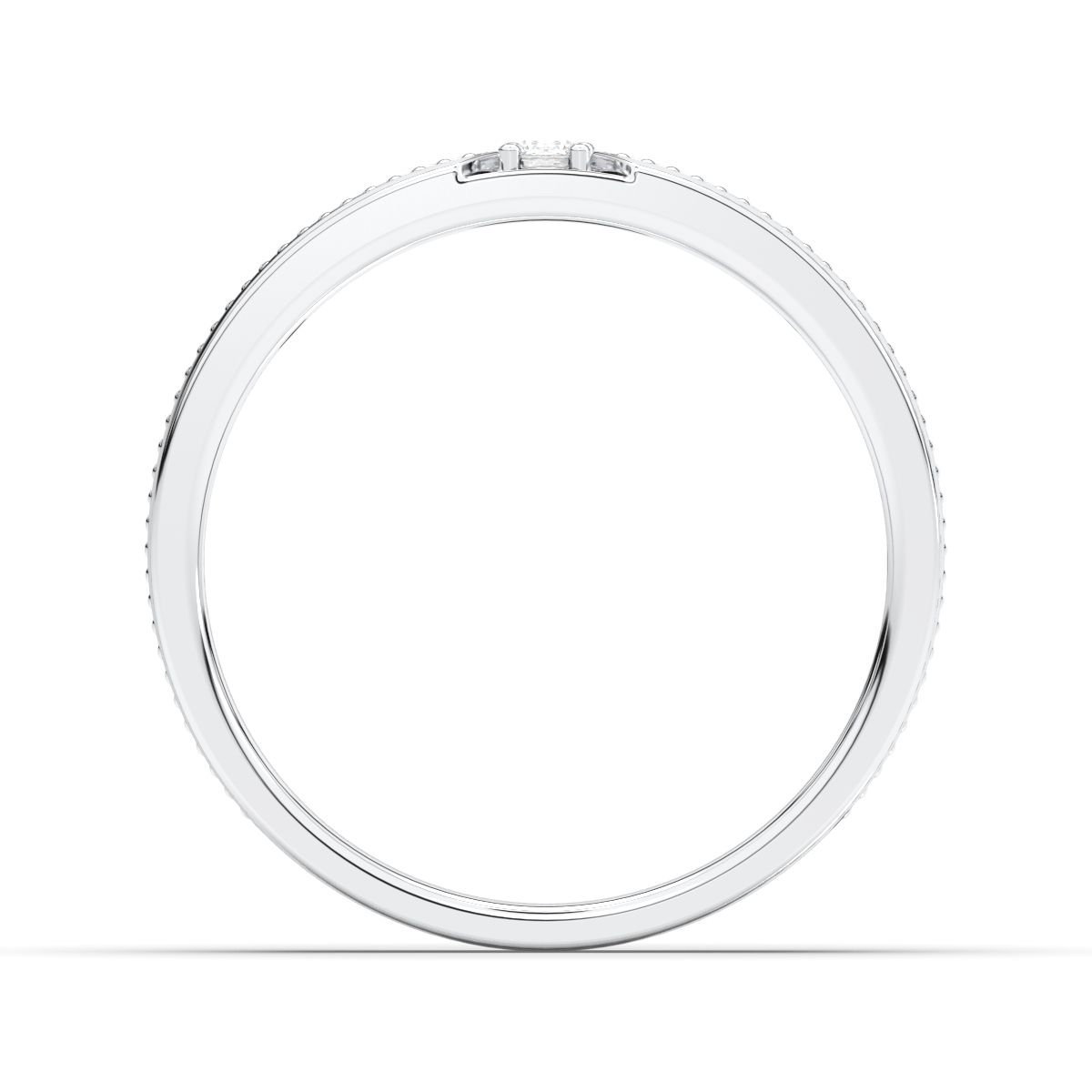 Nhẫn Cưới Bạch kim PT900 đính Kim cương LRG80046
